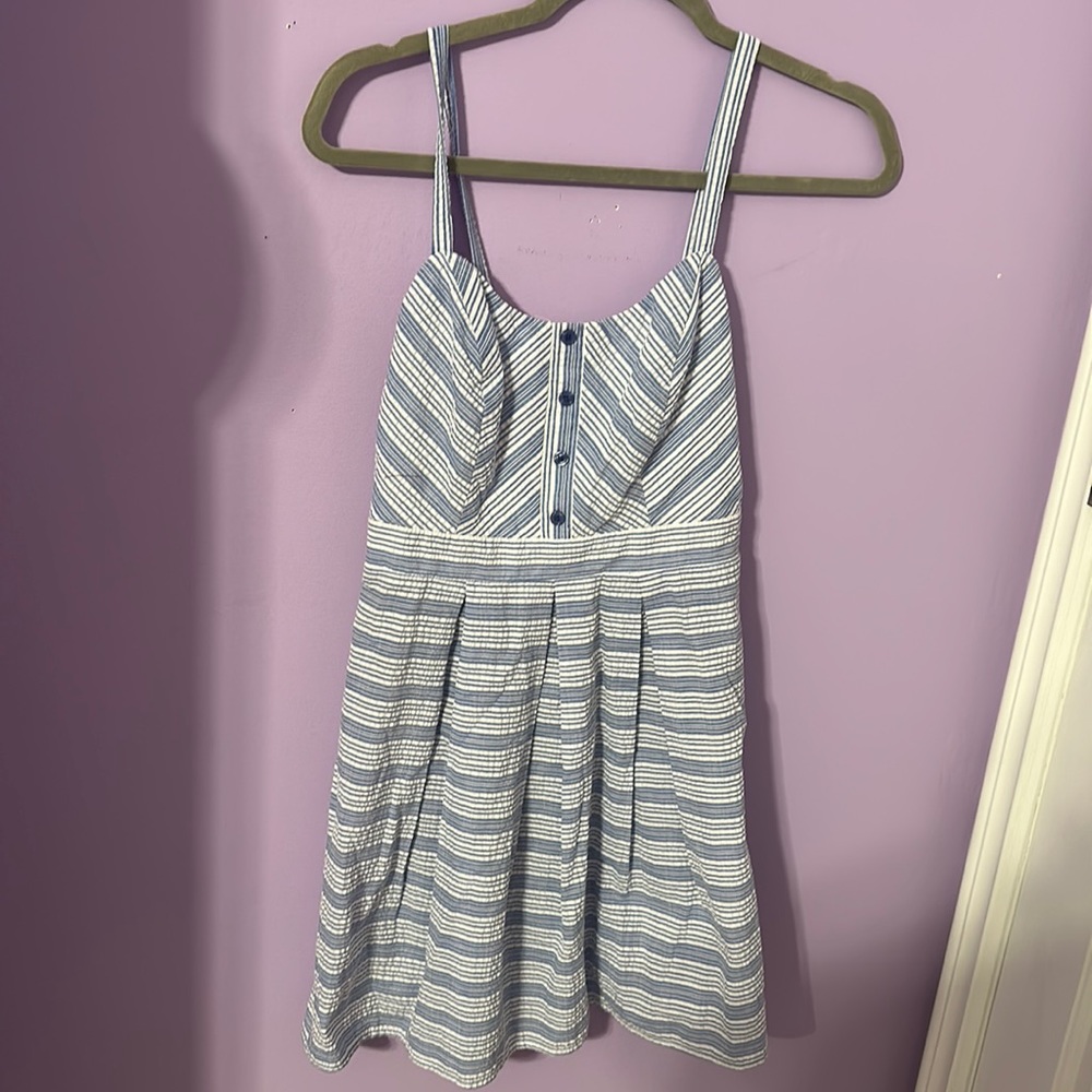 Charlotte Russe Blue/White striped dress